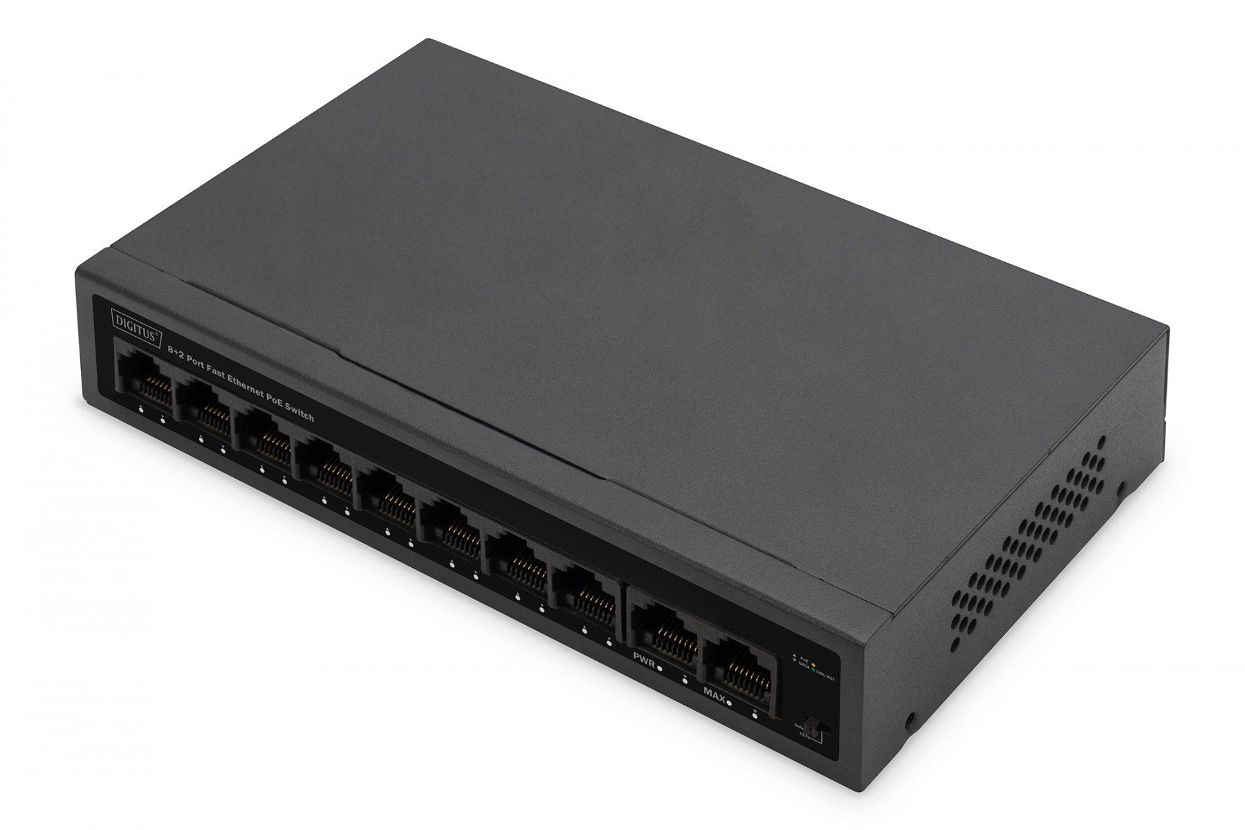 Digitus DN-95354 commutateur réseau Géré Fast Ethernet (10/100) Connexion Ethernet, supportant l'alimentation via ce port (PoE) Noir