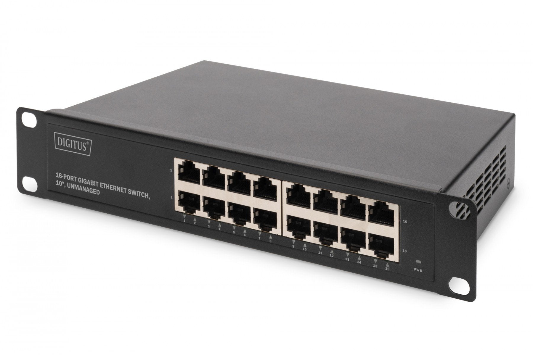 Digitus DN-80115 commutateur réseau Non-géré Gigabit Ethernet (10/100/1000) 1U Noir