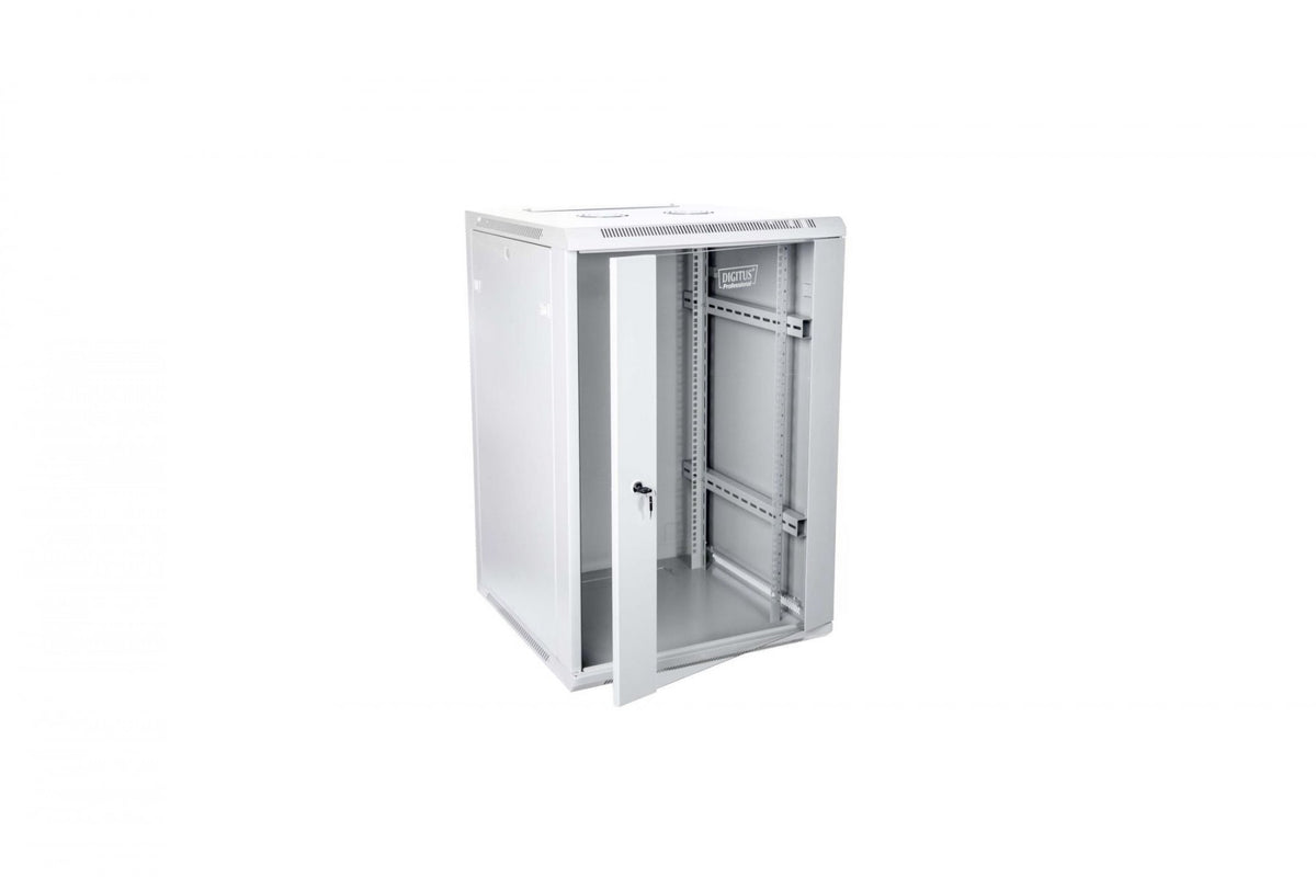 Digitus DN-W19 15U/600 étagere Rack monté sur le mur Gris clair