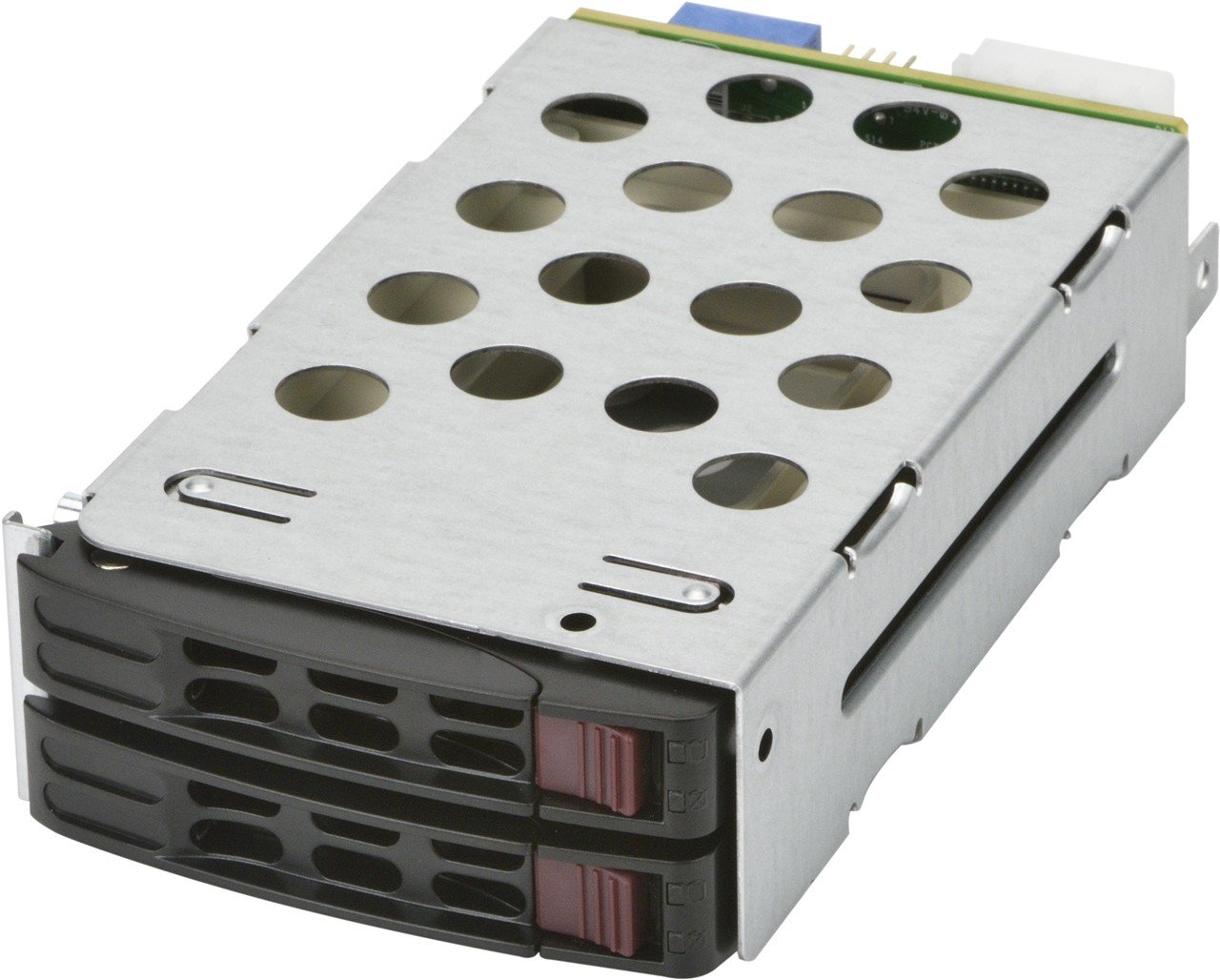 "Supermicro MCP-220-82616-0N Obturateur de baie de lecteur 2x 5,25"" Panneau de support Noir, Métallique"