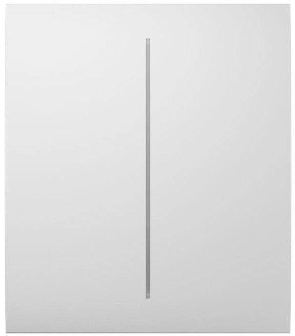 Ajax Systems 83442.140.WH CenterButton 2-gang vertical blanc