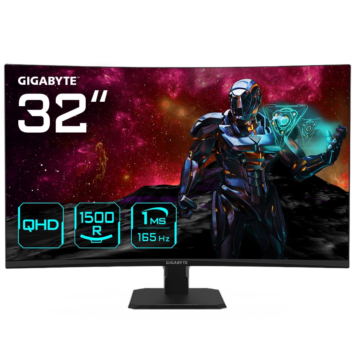 "GIGABYTE GS32QC écran plat de PC 80 cm (31.5"") 2560 x 1440 pixels Quad HD LCD Noir"