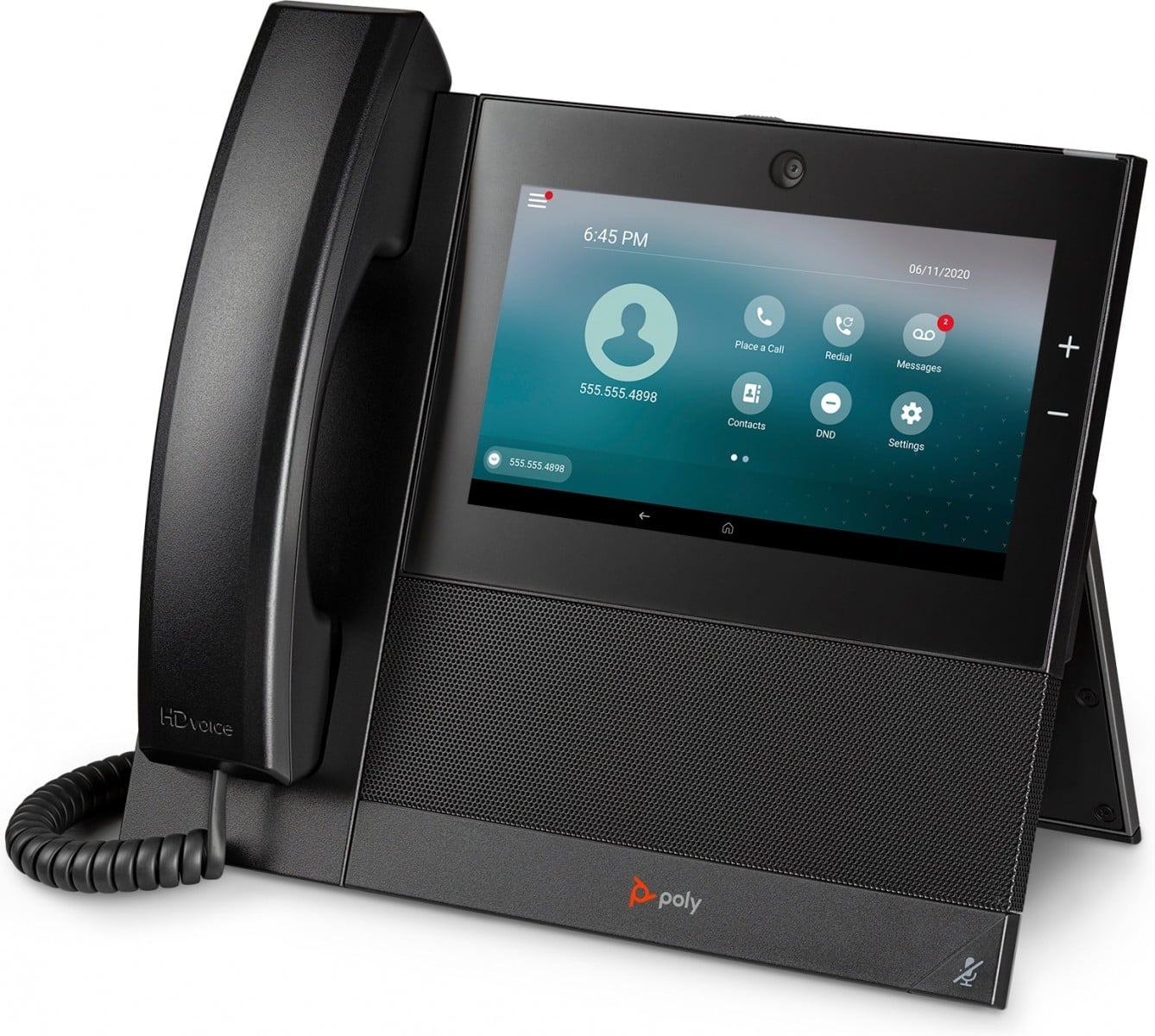 POLY CCX 700 VisioPhone IP PoE OpenSIP avec combiné