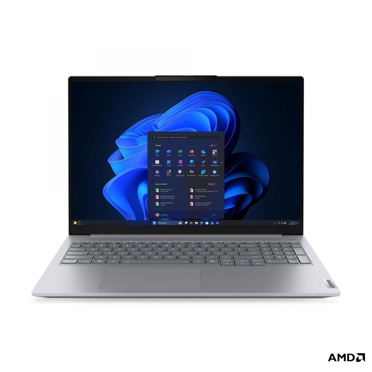 "Lenovo ThinkBook 16 G9 AHP AMD Ryzen™ 5 220 Ordinateur portable 40,6 cm (16"") Full HD 32 Go DDR5-SDRAM 512 Go SSD Wi-Fi 7 (802.11be) Windows 11 Pro Gris Anglais"