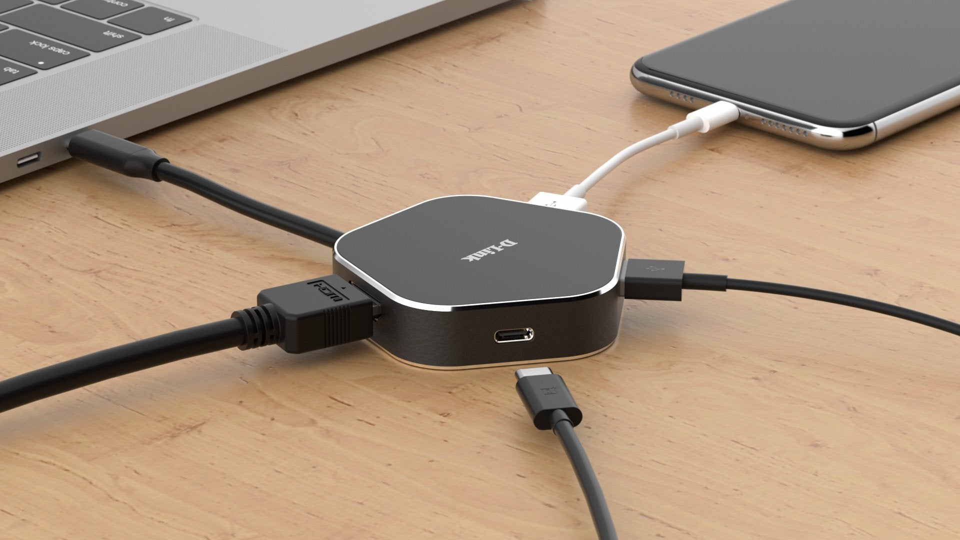 D-LINK USB-C 4-in-1 HDMI charging