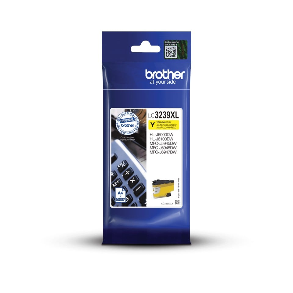 BROTHER LC-3239XLY Yellow Ink 5000 pages