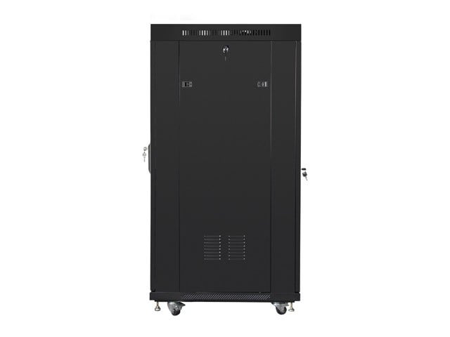 Lanberg FF01-6827-12BL - Rack autonome - 27U - 800 kg - Verrouillage des touches - Rails de rack - Pieds réglables