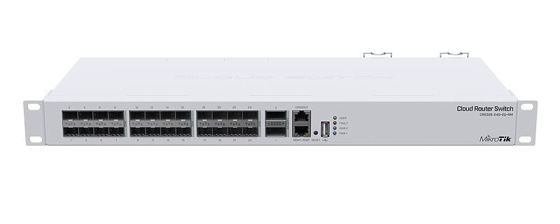 Mikrotik CRS326-24S+2Q+RM commutateur réseau Géré L3 Fast Ethernet (10/100) 1U Blanc