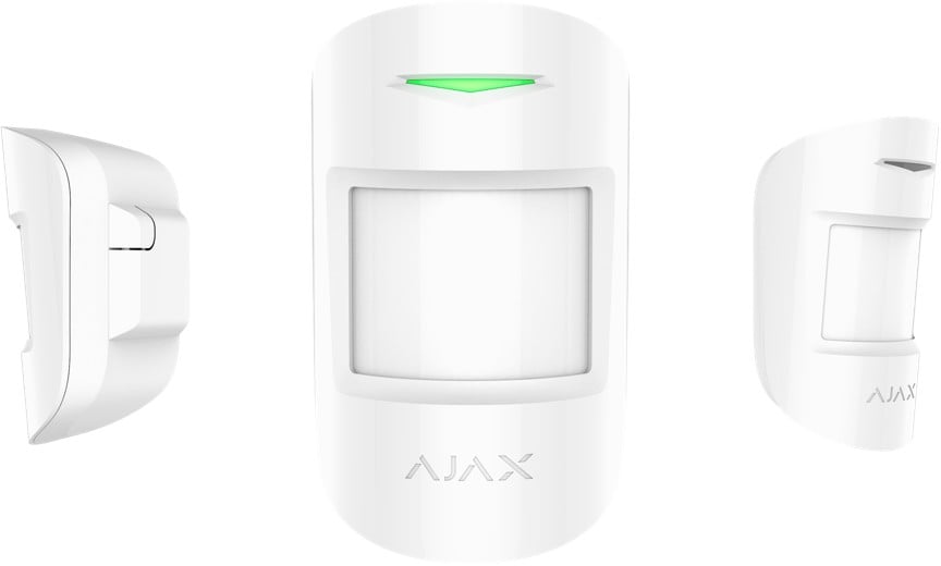 Ajax Systems 38198.02.WH1 MotionProtect Plus Jeweller - capteur de mouvement sans fil - blanc