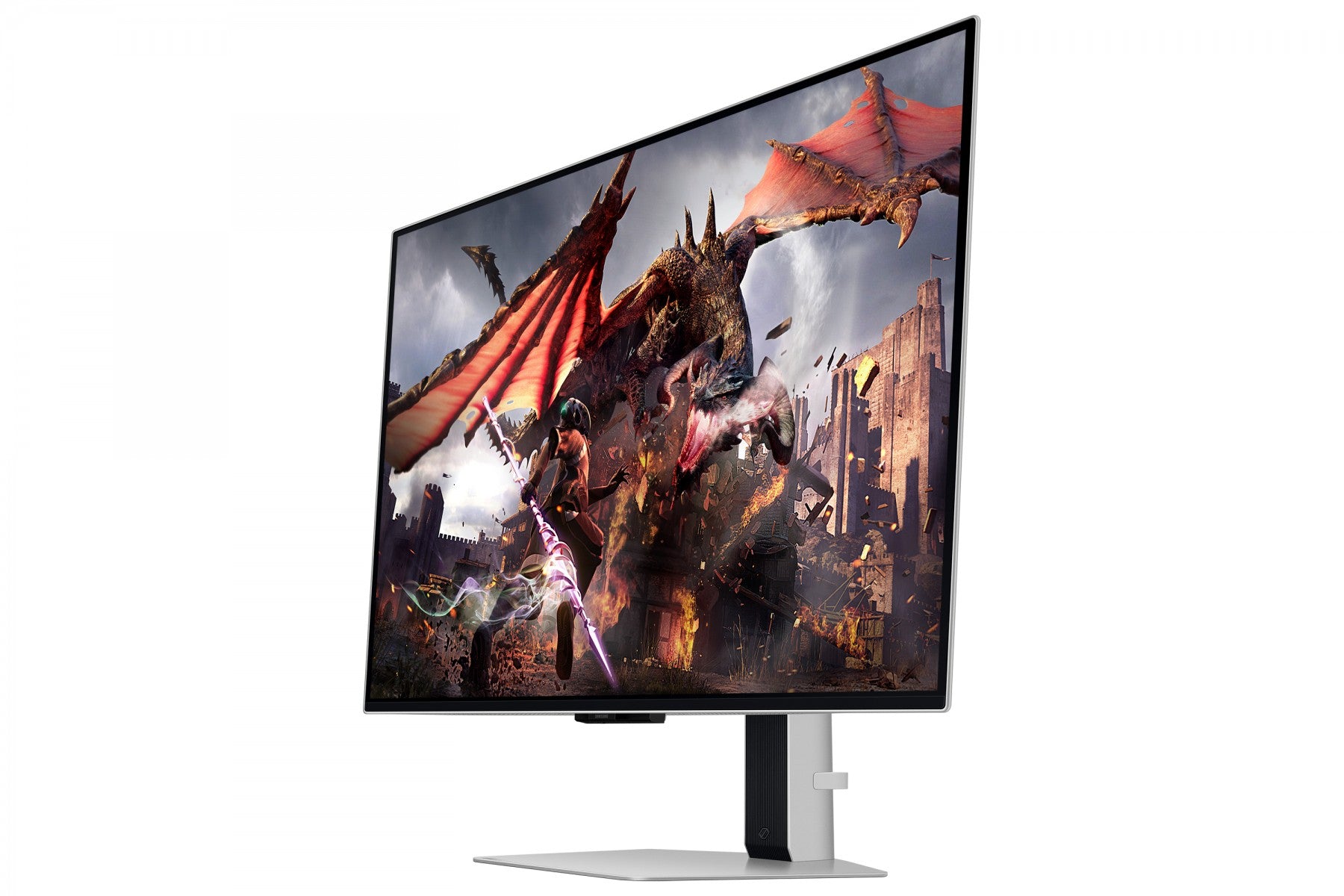 "Samsung G80SD écran plat de PC 81,3 cm (32"") 3840 x 2160 pixels 4K Ultra HD OLED Argent"