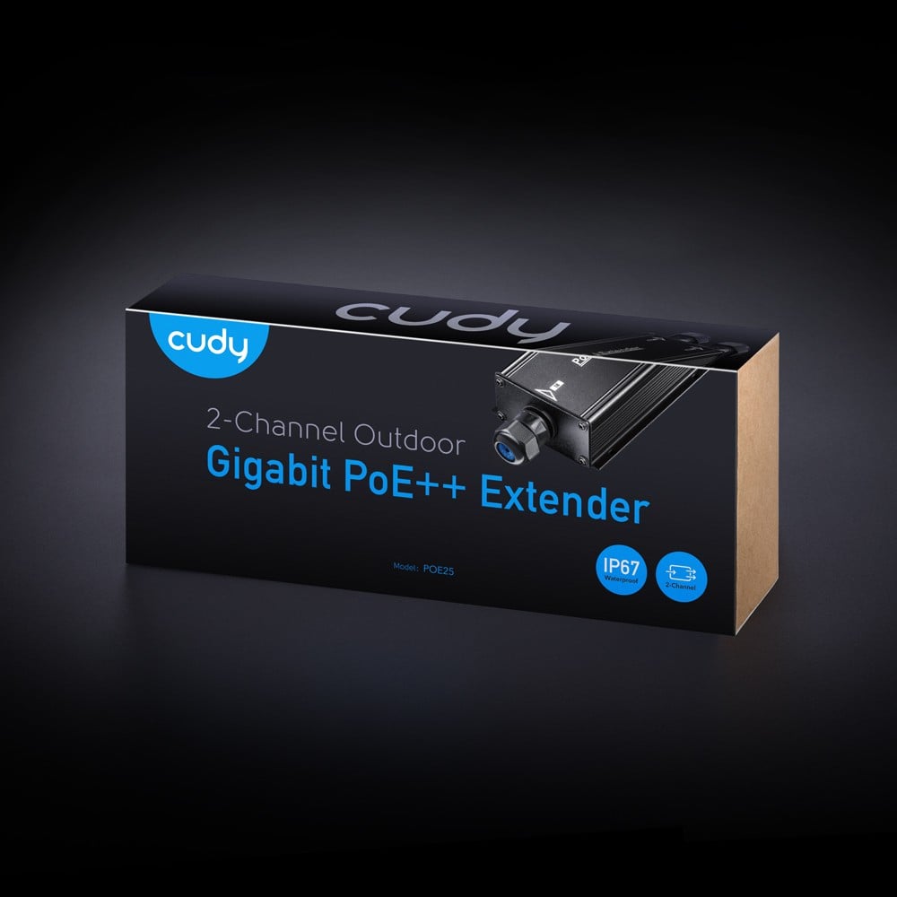 Cudy POE25 adaptateur et injecteur PoE Gigabit Ethernet 100 V