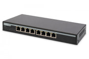 Digitus DN-95340 commutateur réseau Non-géré Gigabit Ethernet (10/100/1000) Connexion Ethernet, supportant l'alimentation via ce port (PoE) Noir