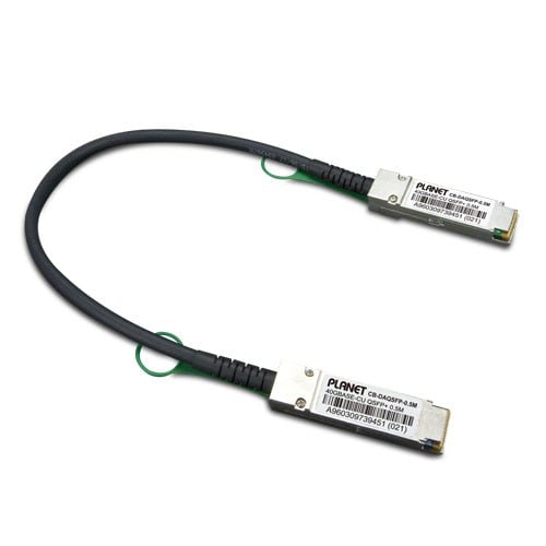 PLANET CB-DAQSFP-0.5M câble d'InfiniBand 0,5 m QSFP+ Noir, Gris