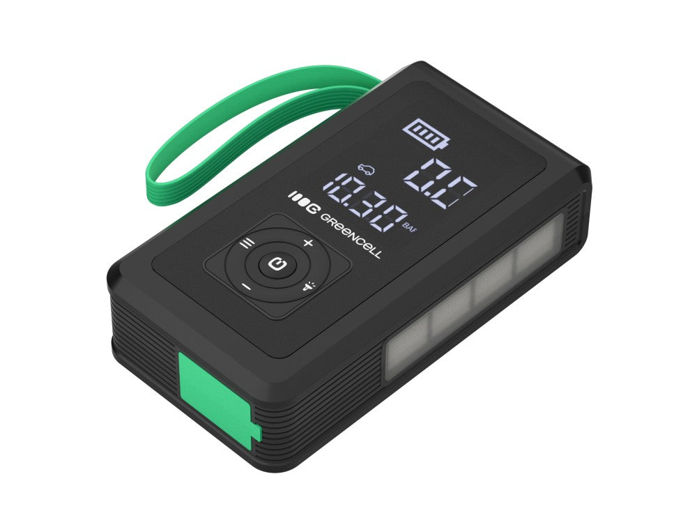 Green Cell CJSGC03 PowerBoost Air Démarreur Powerbank pour voiture avec compresseur 29.6Wh 1000A