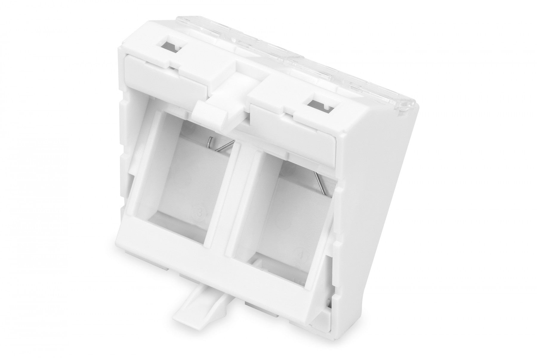 Digitus DN-93802-7-SH Plaque de commutation et obturateur Blanc