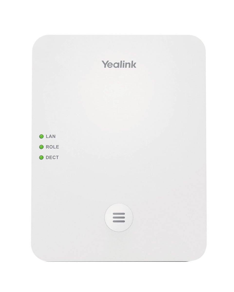 Systeme DECT IP Multi-Cell Yealink W80DM avec sécurité avancée et 100 entrées dans le répertoire téléphonique