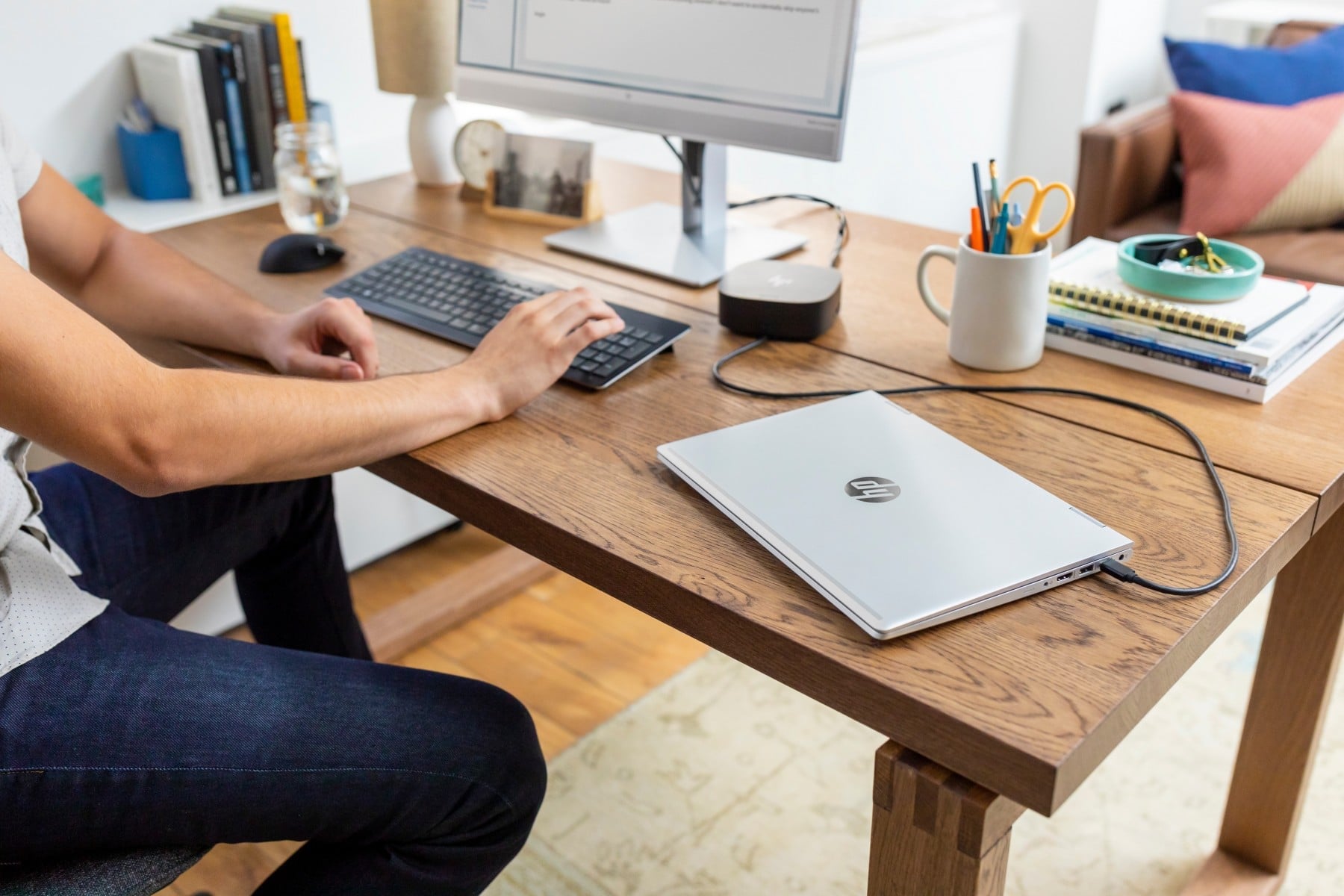 HP USB-C G5 Dock Avec fil USB 3.2 Gen 1 (3.1 Gen 1) Type-C Noir