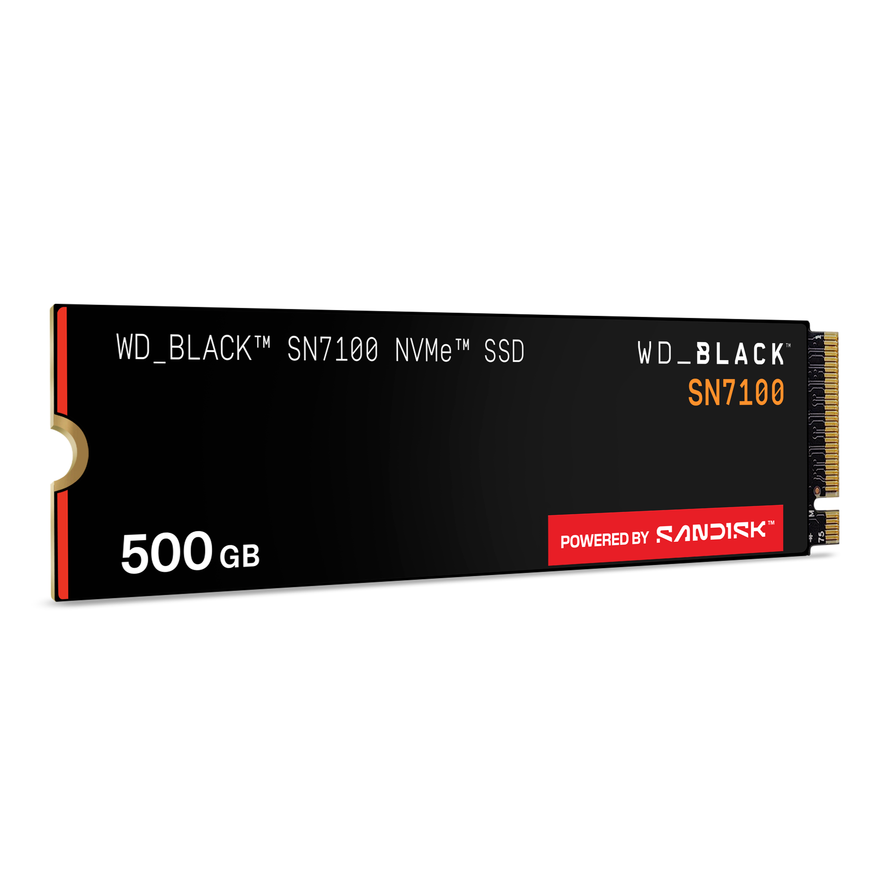 WD Black SN7100 NVMe SSD 500Go M.2 2280 POWERED BY SANDISK