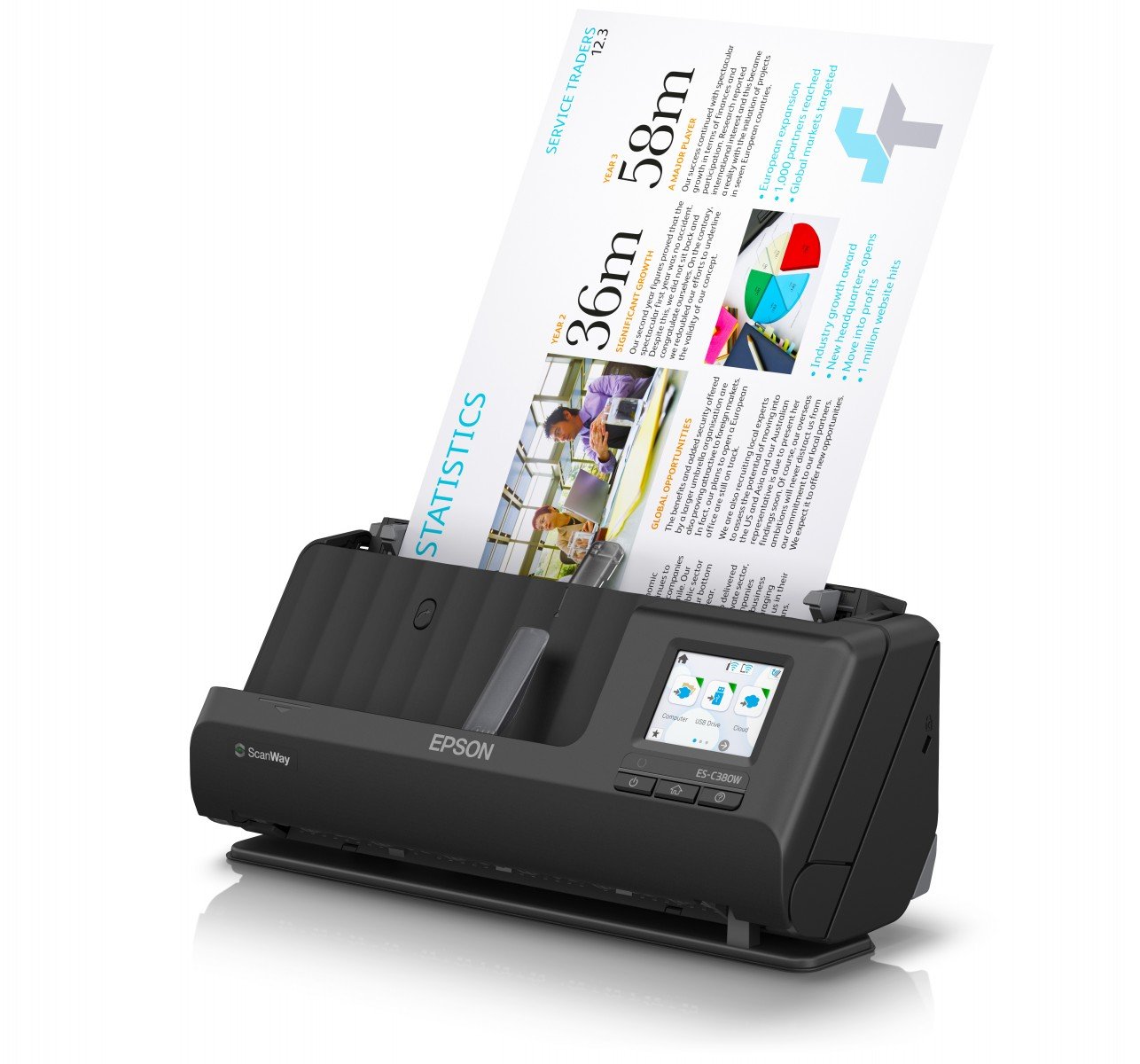 EPSON WorkForce ES-C380W Scanner 30ppm