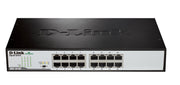 D-LINK SWITCH 16 PORTS 10/100/1000 MBPS RACKABLE - NON MANAGEABLE