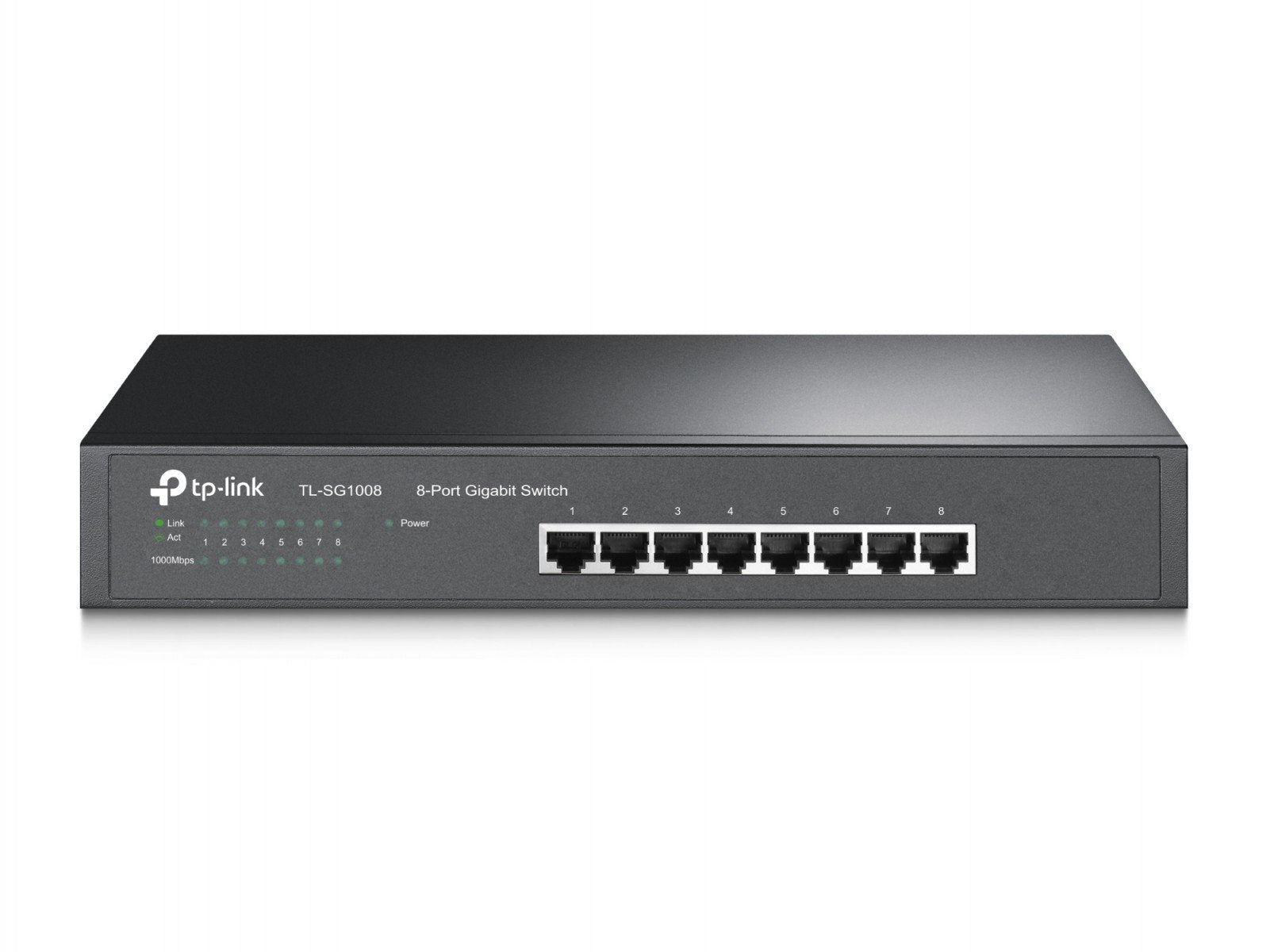 TP-Link TL-SG1008 commutateur réseau Non-géré Gigabit Ethernet (10/100/1000) Noir