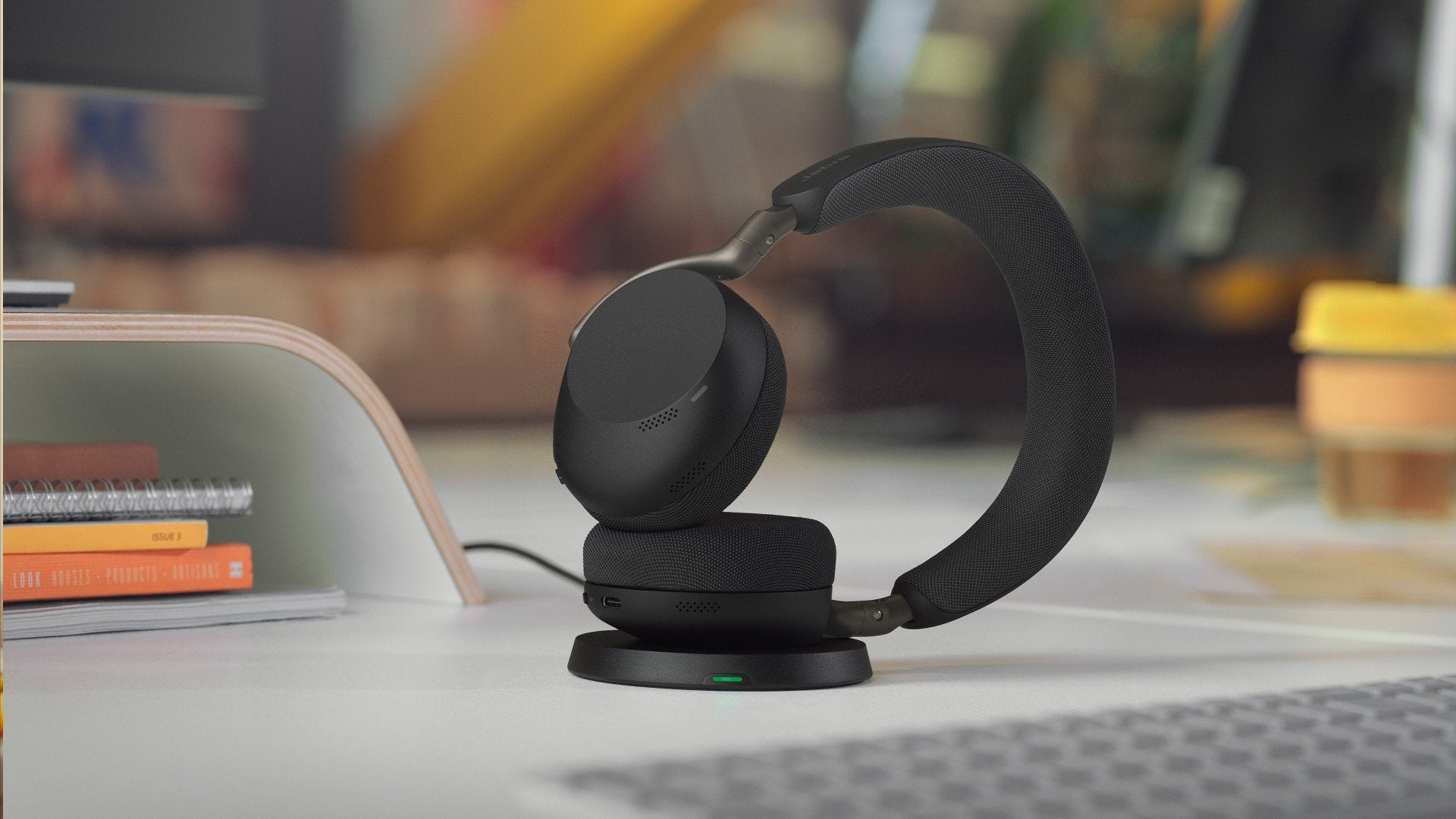 Jabra Evolve3 75 UC Link 390 USB-C Bla