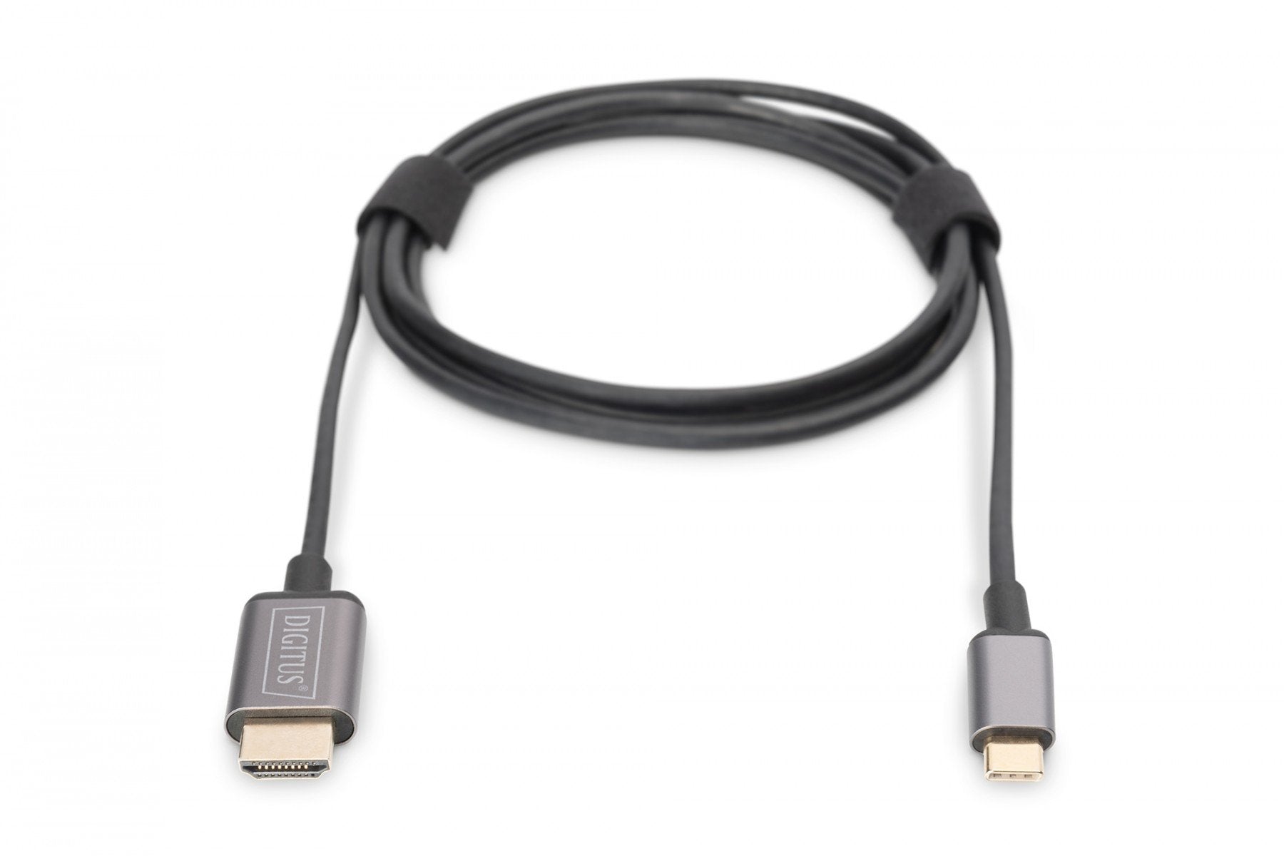 Digitus DA-70821 câble vidéo et adaptateur 1,8 m USB Type-C HDMI Type A (Standard) Gris