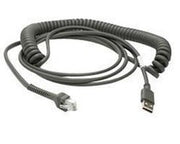 Zebra shielded USB cable 2.8m curly, CBA-U32-C09ZAR