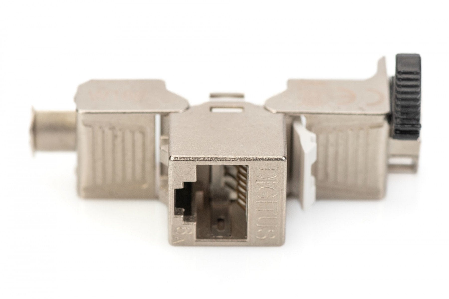 Module Keystone CAT 6A - blindé avec gestionnaire de câbles intelligent - Argent - Rj-45 - 19 g - Chine