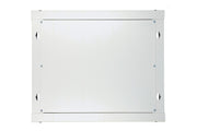 Extralink Cabinet rack EX.8574 400mm 600mm 450 mm hanging Openable 19'' 9U Rack monté sur le mur Gris