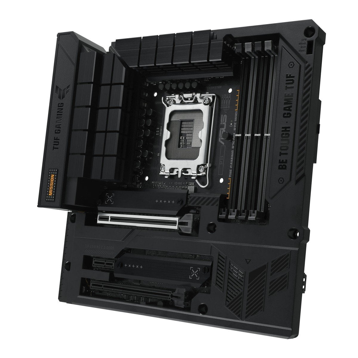 ASUS TUF GAMING B760M-BTF WIFI LGA 1700 4DDR5 microATX 4xSATA MB 1xHDMI 2.1 1xDP 1.4 3xM.2