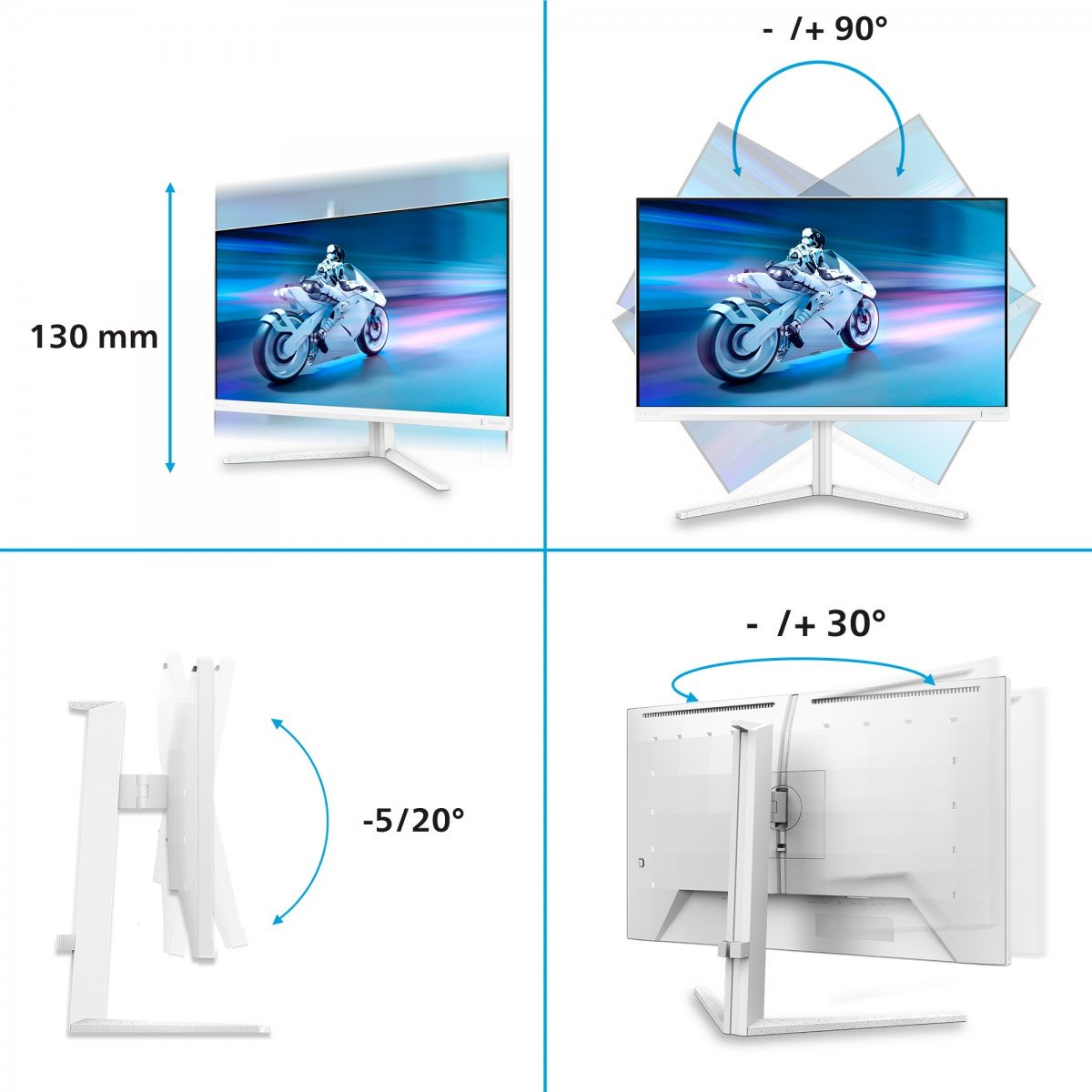 PHILIPS 27M2N6501L/00 27p QD-OLED 16:9 2560x1440 240Hz 0.03 Vesa HDMI DP Usb Hub