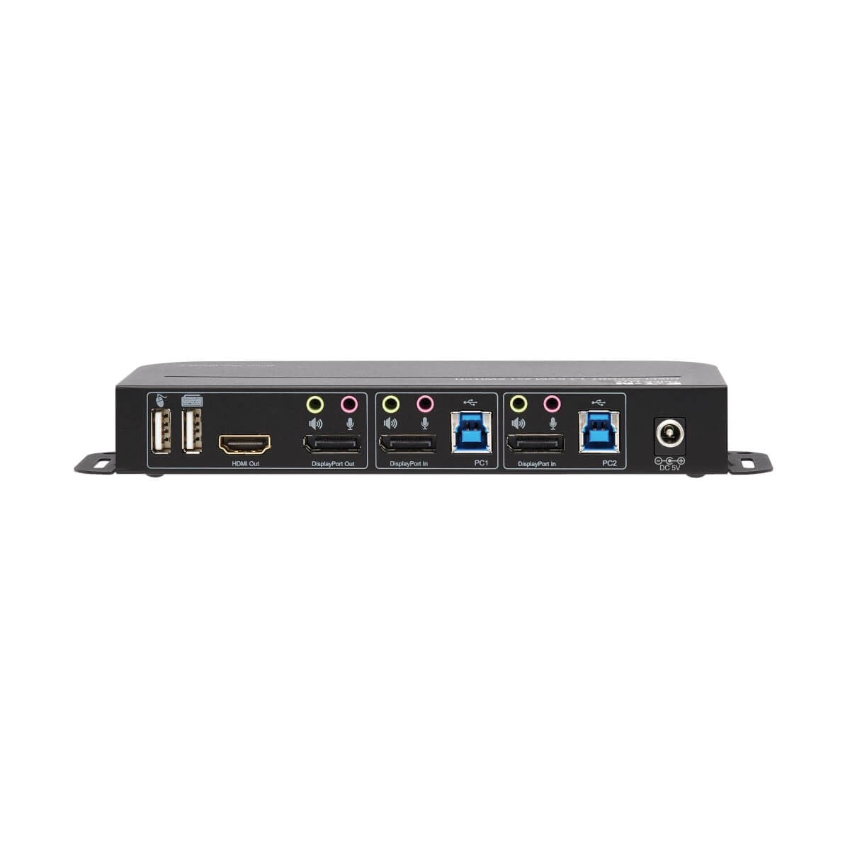 EATON TRIPPLITE DisplayPort USB KVM Switch 2-Port 4K 60Hz HDR DP 1.4 USB Cables KVM / audio / USB switch 2 x KVM / audio / USB