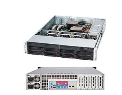 Supermicro 825TQC-R802LPB Support Noir 800 W