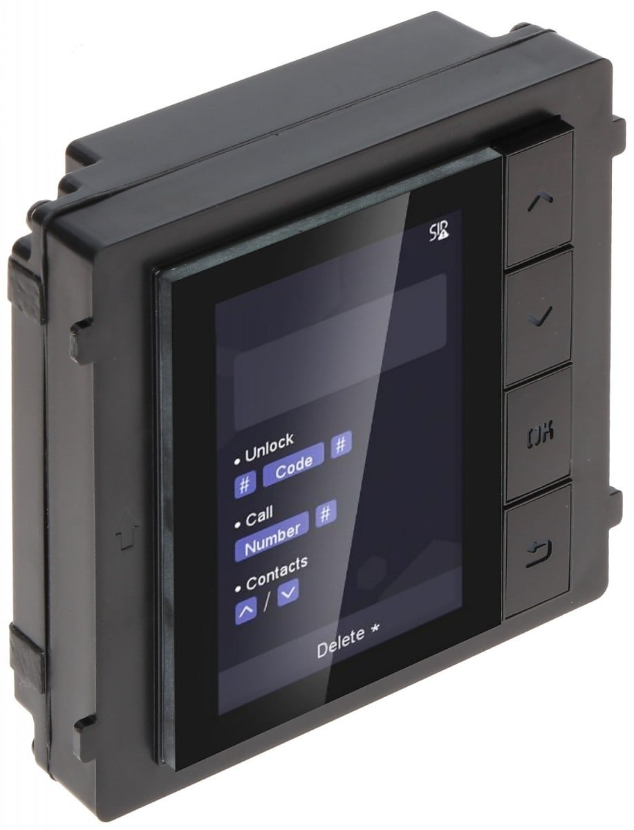 Hikvision DS-KD-DIS Station de porte modulaire professionnelle série KD8