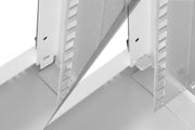 "Armoire réseau murale 10"" 12U, SOHO PRO 595 x 315 x 300 mm, porte en verre, gris, non assemblée, 30 kg"
