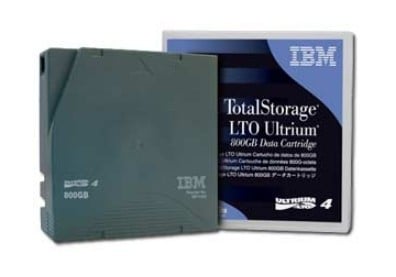 IBM LTO Ultrium 4 Tape Cartridge - Bande de données vierge - LTO - 1600 Go - Noir - 20 - 80% - 820 m