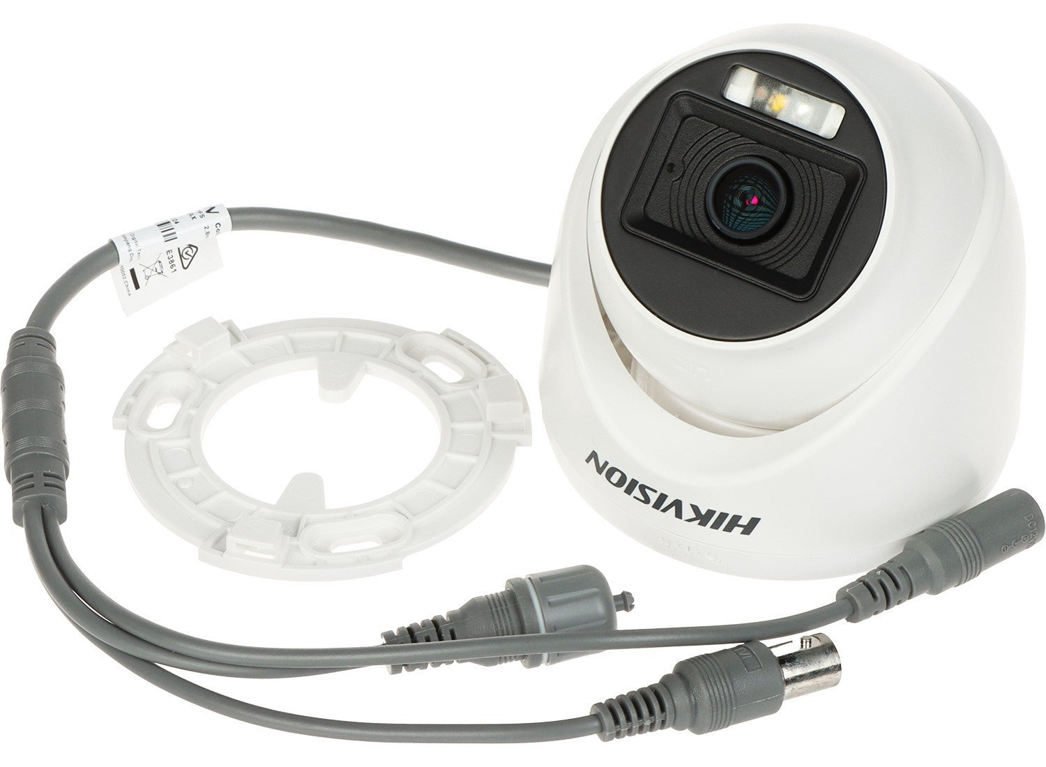 Hikvision DS-2CE76D0T-LPFS(2.8mm) Caméra Turret Audio a Lumiere Hybride Intelligente 2MP Fixe