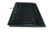 Logitech K280e for Business clavier Bureau USB QWERTY Nordique Noir