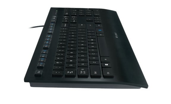 Logitech K280E Pro f/ Business clavier Bureau USB QWERTY Nordique Noir