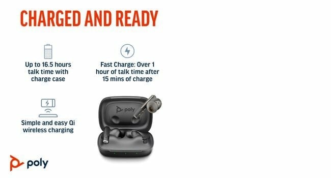 HP Poly Voyager Free 60 UC Carbon Black Earbuds +BT700 USB-C Adapter +Basic Charge Case Casque Sans fil Ecouteurs Appels/Musique USB Type-C Bluetooth