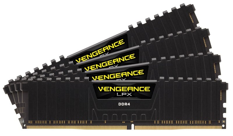 Corsair Vengeance LPX - 32GB - 32 Go - 4 x 8 Go - DDR4 - 2666 MHz - 288-pin DIMM - Noir