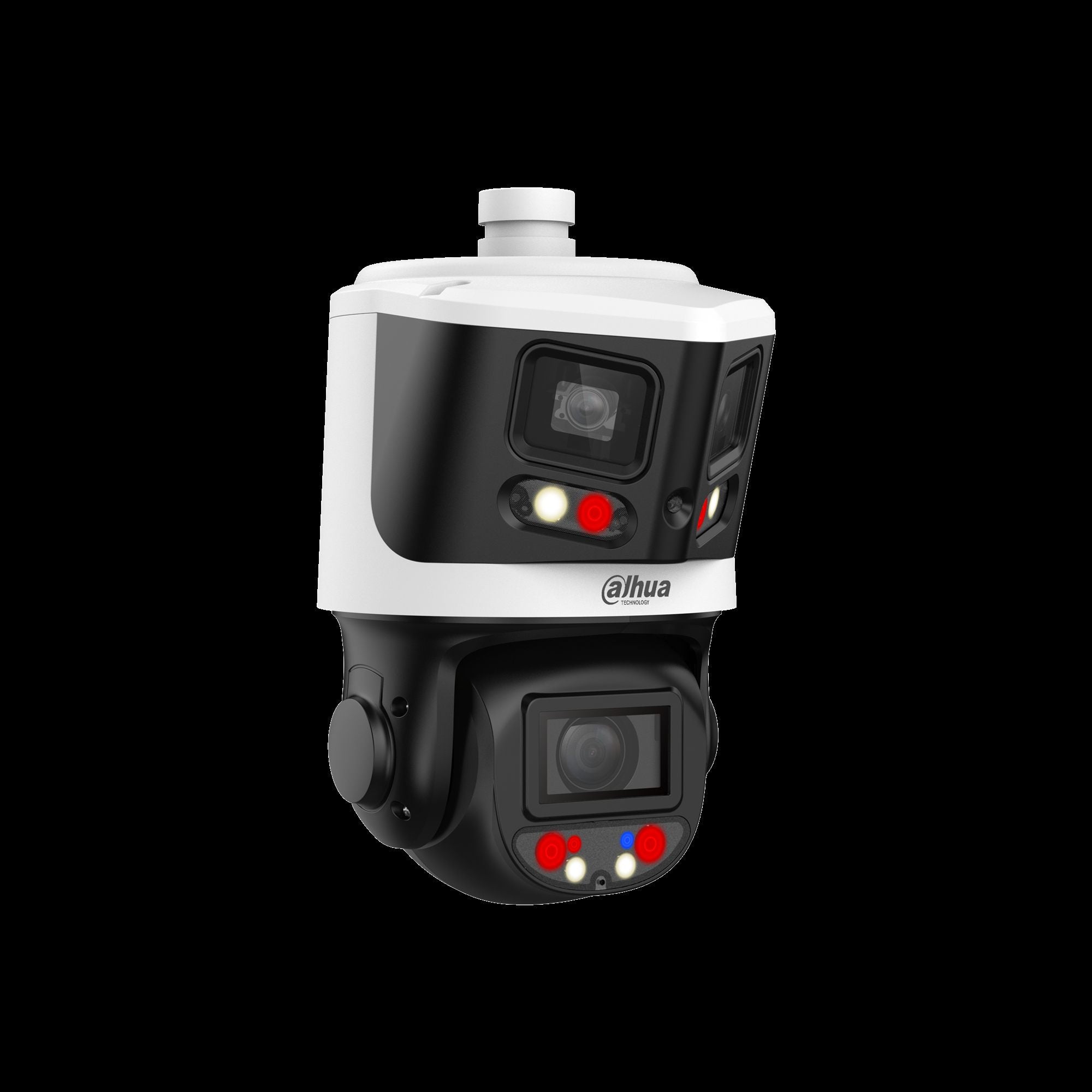 Dahua SDT3E410-8P-MB-A-PV1 Caméra panoramique et PTZ 8MP+4MP 10x Starlight TiOC, réseau