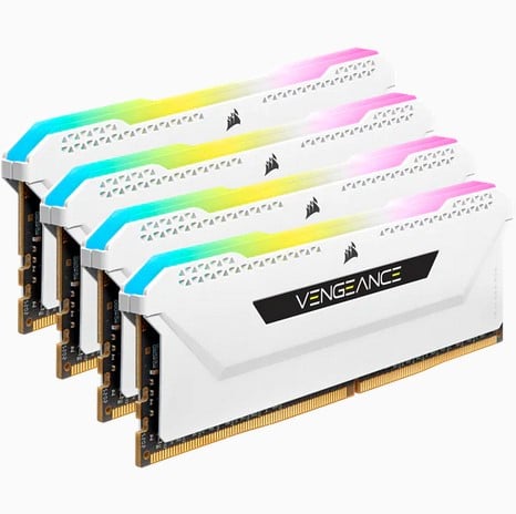 Module de mémoire Corsair Vengeance RGB Pro CMH64GX4M4E3200C16W 64 Go 4 x 16 Go DDR4