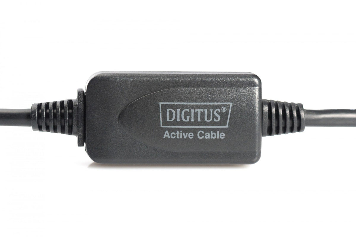 Digitus DA-73100-1 câble USB 10 m USB A 0,48 Gbit/s Noir