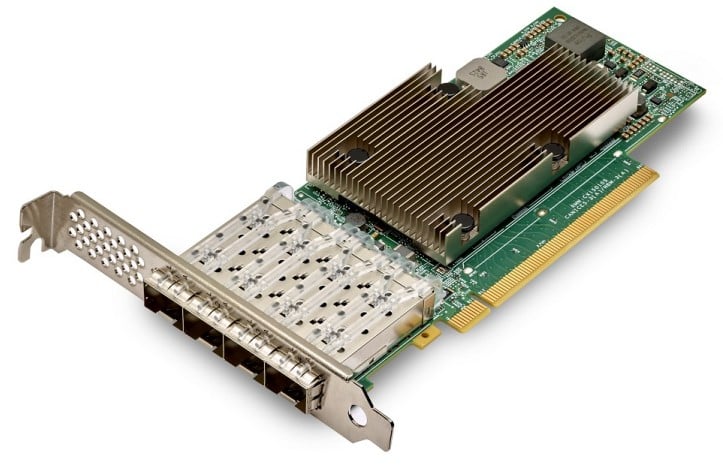 NetXtreme-E Quad-Port 25G PCIe NIC