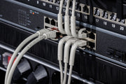 Digitus DK-1632-A-010B-10 Câble de raccordement angulaire CAT 6A F-FTP, cuivre, 1 m, gris, 10 pieces