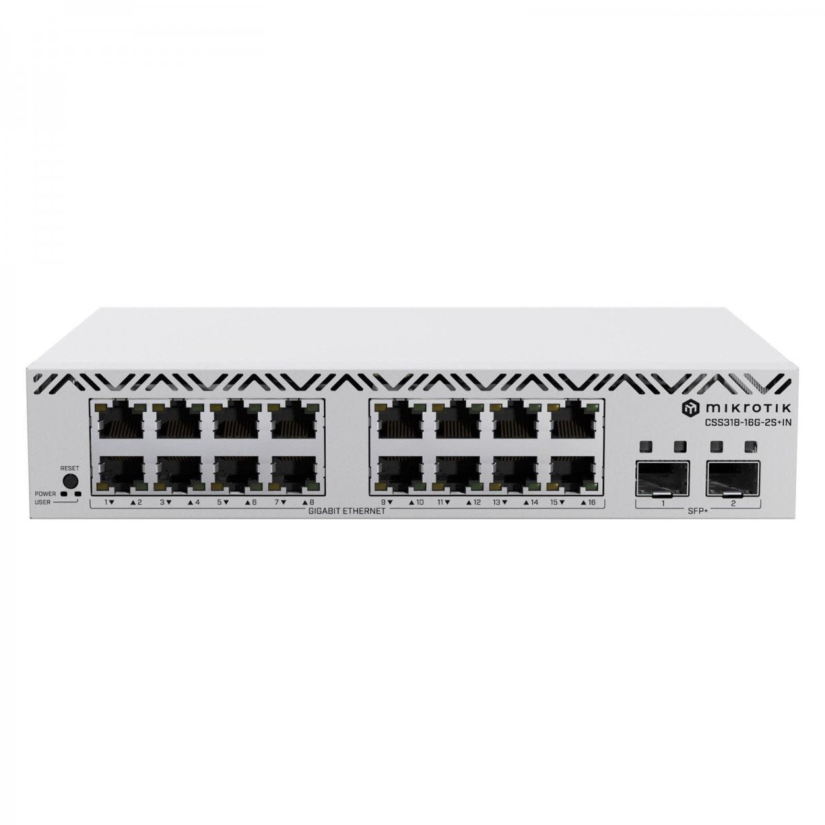 Mikrotik CSS318-16G-2S+IN commutateur réseau Géré Gigabit Ethernet (10/100/1000) Blanc