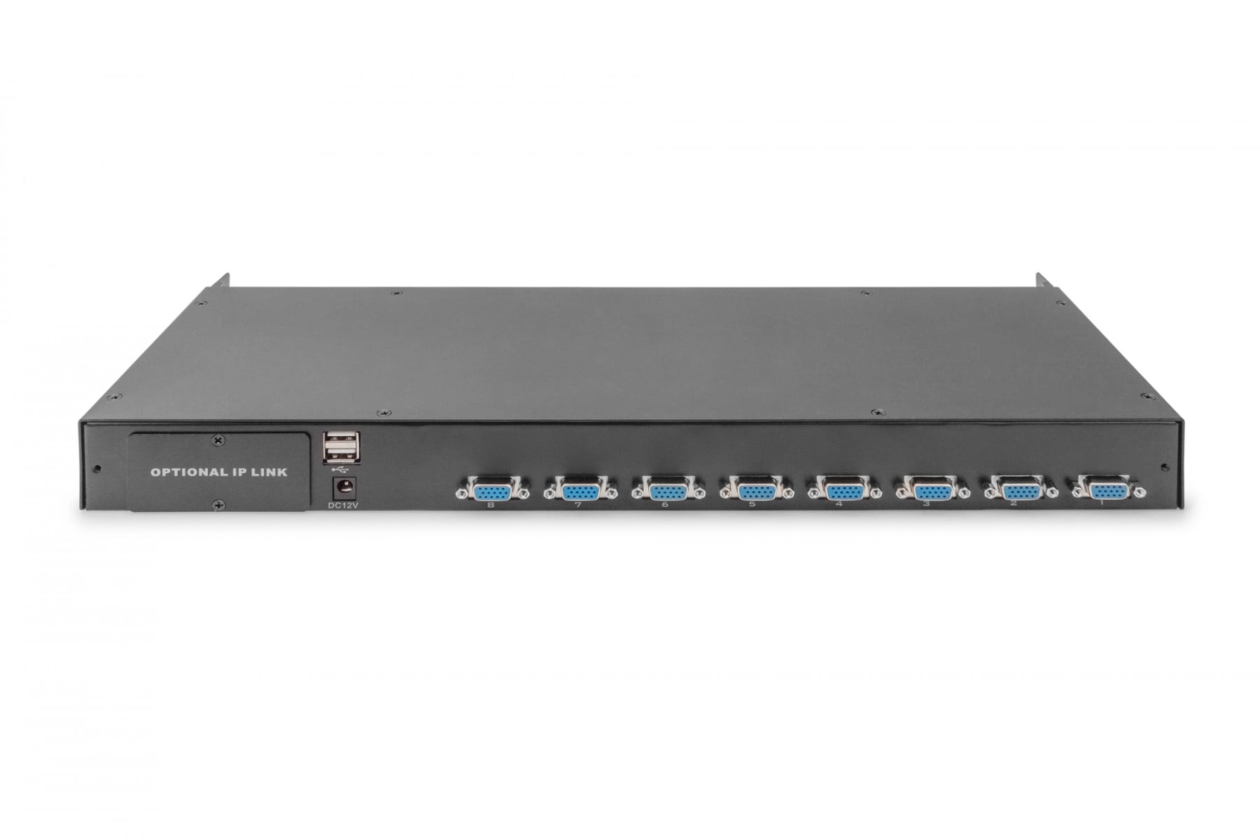 Digitus DS-72213 commutateur écran, clavier et souris Grille de montage Noir