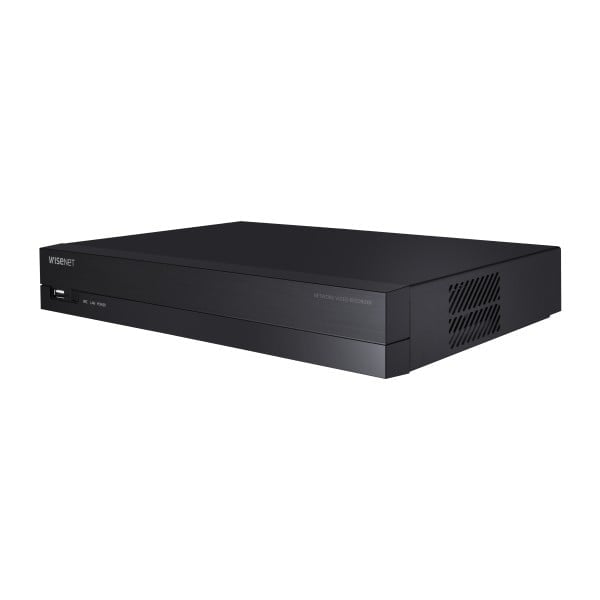 Hanwha XRN-420S Enregistreur vidéo sur réseau Noir